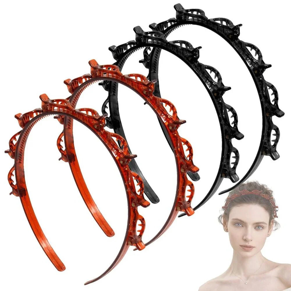 Braided Bangs Clips Headband Hair Accessories Lightweight Versatile Styling